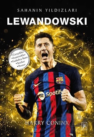 Lewandowski - Sahanın Yıldızları – Harry Coninx – Parodi Yayınları kitap kapağı
