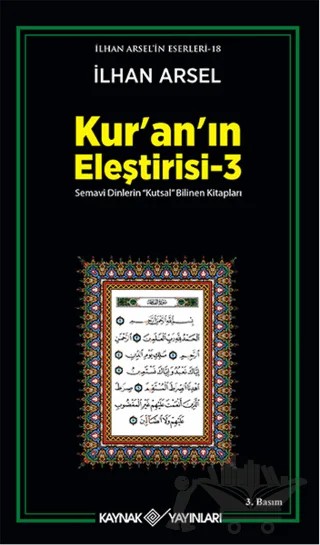 Kur’an’ın Eleştirisi 3 – İlhan Arsel – Kaynak Yayınları kitap kapağı