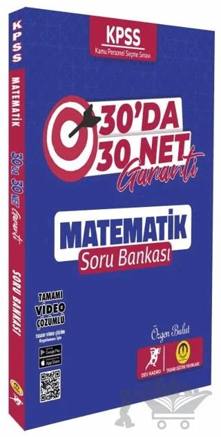 KPSS 30'da 30 Net Garanti Matematik Soru Bankası – Özgen Bulut – Tasarı Eğitim Yayınları kitap kapağı