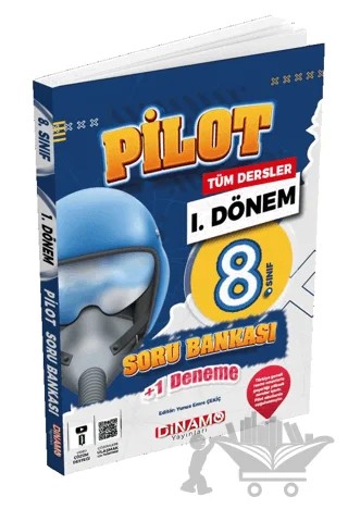 2024 Pilot Tüm Dersler 8. Sınıf Soru Bankası ve +1 Deneme – Yunus Emre Çekiç – Dinamo Yayınları kitap kapağı