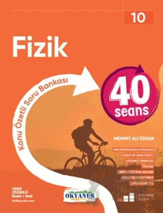 10. Sınıf 40 Seans Fizik – Mehmet Ali Özhan – Okyanus Yayınları kitap kapağı