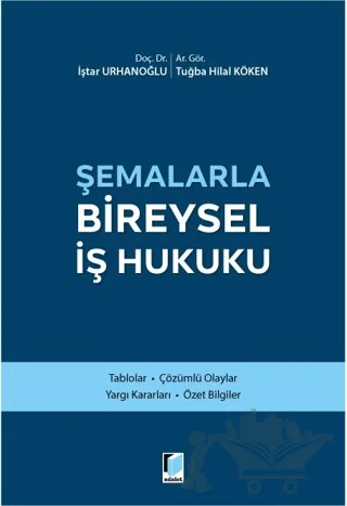 Şemalarla Bireysel İş Hukuku – Tuğba Hilal Köken, İştar Urhanoğlu – Adalet Yayınevi kitap kapağı