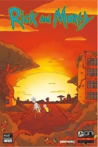 Rick and Morty 13 – Zac Gorman – Marmara Çizgi kitap kapağı