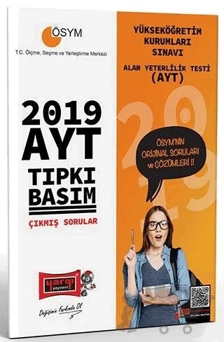 2019 AYT Tıpkı Basım Çıkmış Sorular – Kolektif – Yargı Yayınevi kitap kapağı