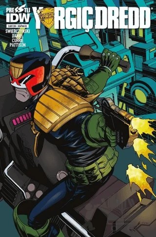 Yargıç Dredd Sayı: 6 - Kapak B – Presstij Kitap kitap kapağı