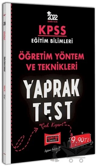 2022 KPSS Eğitim Bilimleri Öğretim Yöntem ve Teknikleri Yaprak Test – Kolektif – Yargı Yayınevi kitap kapağı