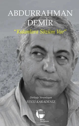 Abdurrahman Demir – Fevzi Karadeniz – Belge Yayınları kitap kapağı