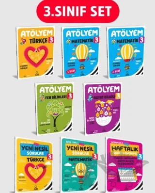3. Sınıf Atölyem Set (8 Kitap) – Ufuk Koca – Arı Yayıncılık kitap kapağı