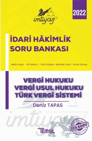 İmtiyaz İdari Hakimlik Soru Bankası – Deniz Tapas – Temsil Kitap kitap kapağı