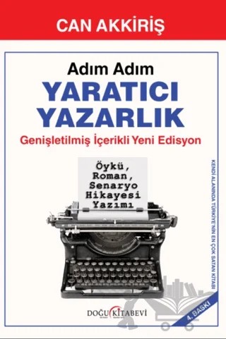 Adım Adım Yaratıcı Yazarlık – Can Akkiriş – Doğu Kitabevi kitap kapağı