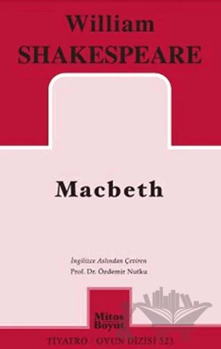 Macbeth – William Shakespeare – Mitos Boyut Yayınları kitap kapağı