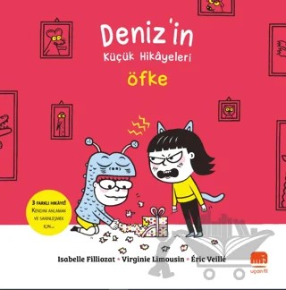 Deniz’in Küçük Hikâyeleri: Öfke – Virginie Limousin, ISABELLE FILLIOZAT – Uçan Fil Yayınları kitap kapağı