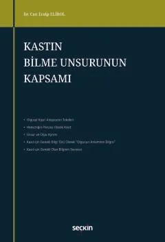Kastın Bilme Unsurunun Kapsamı – Can Eralp Elibol – Seçkin Yayıncılık kitap kapağı