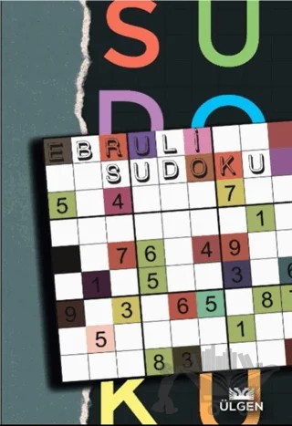 Ebruli Sudoku – Veli Karabudak – Ülgen Yayınları kitap kapağı