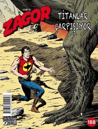 Zagor sayı: 188 - Titanlar Çarpışıyor – Lal Kitap kitap kapağı