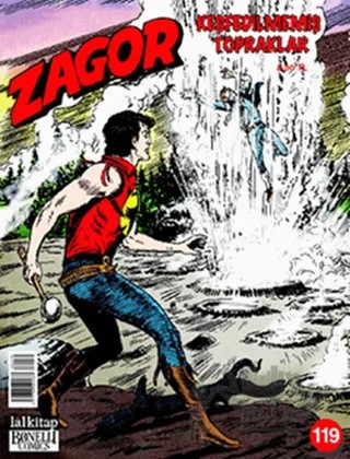 Zagor Sayı: 119 Keşfedilmemiş Topraklar – Lal Kitap kitap kapağı
