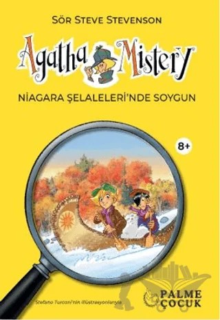 Agatha Mistery Niagara Şelaleleri'nde Soygun (8+) – Sir Steve Stevenson – Palme Çocuk kitap kapağı