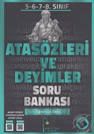 5-6-7-8. Sınıf Atasözleri ve Deyimler Soru Bankası – Murat Kömür, Aydoğan Doğan, Zeynep Zülal – Edebiyat Sokağı Yayınları kitap kapağı