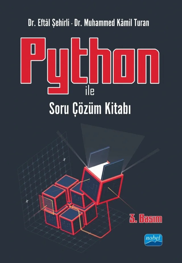 Python ile Soru Çözüm Kitabı – Eftâl Şehirli, Muhammed Kâmil Turan – Nobel Akademik Yayıncılık kitap kapağı