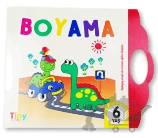 Kodlamalı Boyama Kitabı - 6 Yaş – Kolektif – Tiny Kids kitap kapağı