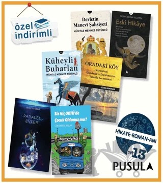 Hikaye-Roman-Anı Okuma Seti (Set 13) – Mümtaz Mehmet Tütüncü, Fatma Berna Yıldırım, Cem Danyal Arslan, Burcu Üstündağ – Pusula Yayıncılık kitap kapağı