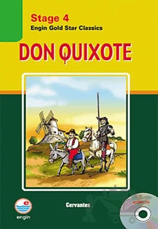 Don Quixote (Cd'li) - Stage 4 – Miguel de Cervantes Saavedra – Engin Yayınevi kitap kapağı