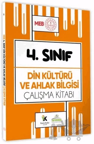 2025 MEB ÖDM İlkokul 4. Sınıf Din Kültürü ve Ahlak Bilgisi Çalışma Kitabı Etkinlikli Soru Bankası – Kolektif – Karakutu Yayın kitap kapağı