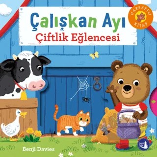 Çalışkan Ayı Çiftlik Eğlencesi – Benji Davies – Büyülü Fener Yayınları kitap kapağı