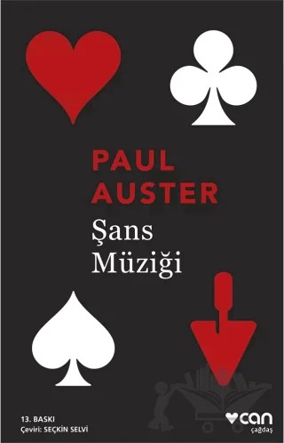 Şans Müziği – Paul Auster – Can Yayınları kitap kapağı