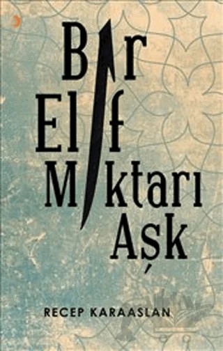 Bir Elif Miktarı Aşk – Recep Karaaslan – Cinius Yayınları kitap kapağı