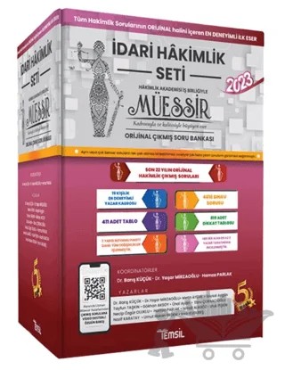 Müessir İdari Hakimlik Seti – Kolektif – Temsil Kitap kitap kapağı