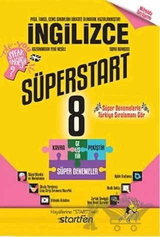 8. Sınıf İngilizce Süperstart Soru Bankası – Kolektif – Startfen Yayınları kitap kapağı