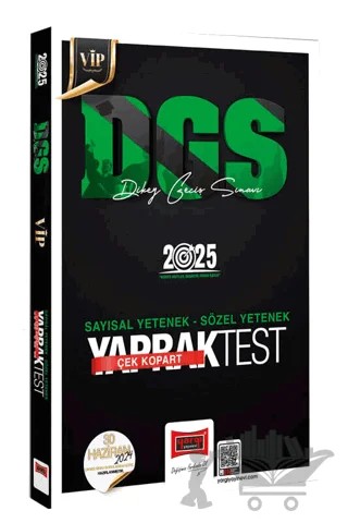 2025 DGS VİP Sayısal-Sözel Yetenek Çek Kopart Yaprak Test – Kolektif – Yargı Yayınevi kitap kapağı