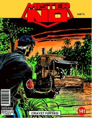 Mister No Sayı: 141 Cinayet Furyası – Lal Kitap kitap kapağı