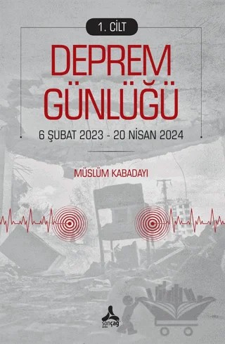 Deprem Günlüğü 1 – Müslüm Kabadayı – Sonçağ Yayınları kitap kapağı