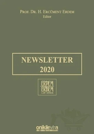 Newsletter 2020 – H. Ercüment Erdem – On İki Levha Yayınları kitap kapağı