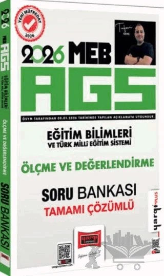 2026 MEB AGS Eğitim Bilimleri ve Türk Milli Eğitim Sistemi Ölçme ve Değerlendirme Soru Bankası – Tufan Genç – Yargı Yayınevi kitap kapağı