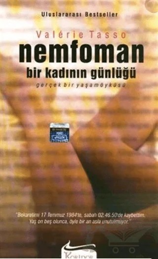 Nemfoman Bir Kadının Günlüğü Gerçek Bir Yaşam Öyküsü – Valerie Tasso – Koridor Yayıncılık kitap kapağı