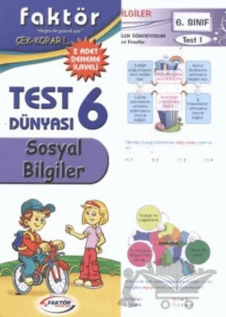 6. Sınıf Sosyal Bilgiler Test Dünyası – Kolektif – Faktör Yayınları kitap kapağı