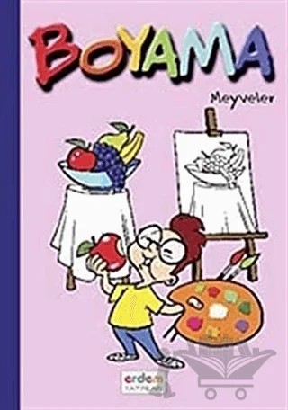 Boyama-Meyveler – Kolektif – Erdem Çocuk kitap kapağı