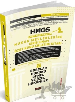 2026 HMGS Borçlar Hukuku Genel ve Özel Hükümler Özet Konu Anlatımı – Kolektif – Savaş Yayınevi kitap kapağı
