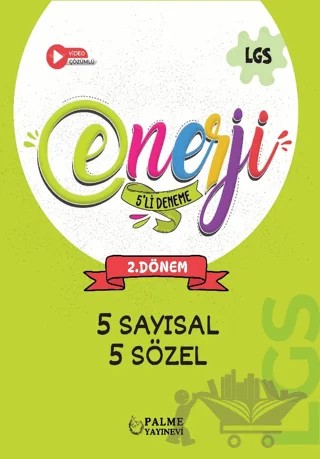 Palme Enerji LGS 1. Dönem 5'li Deneme – Kolektif – Palme Yayınları kitap kapağı