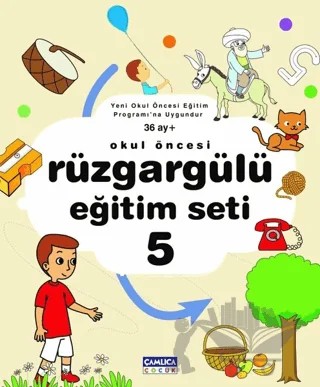 Rüzgargülü Eğitim Seti 5 (36 Ay+) – Fatih Kaynar – Çamlıca Basım Yayın kitap kapağı
