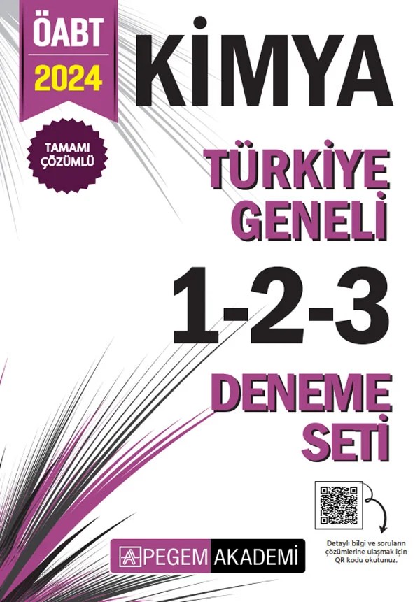 2024 KPSS ÖABT Kimya Tamamı Çözümlü Türkiye Geneli 1-2-3 (3'lü Deneme Seti) – 3 (3'lü Deneme Seti) – Pegem Akademi Yayıncılık kitap kapağı