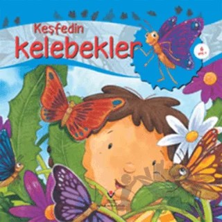 Keşfedin Kelebekler – Alejandro Algarra – TÜBİTAK Yayınları kitap kapağı