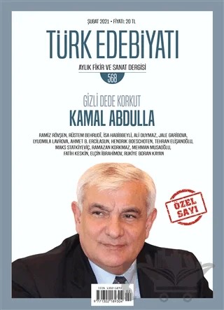 Türk Edebiyatı Aylık Fikir ve Sanat Dergisi Sayı: 568 Şubat 2021 – Türk Edebiyatı Dergisi kitap kapağı