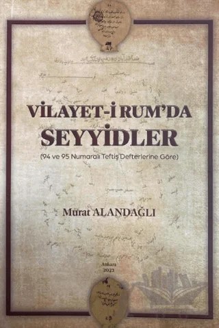 Vilayet-i Rum'da Seyyidler – Murat Alandağlı – Ürün Yayınları kitap kapağı