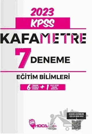 2023 KPSS Eğitim Bilimleri Kafametre 7 Deneme Çözümlü – Kolektif – Hoca Kafası Yayınları kitap kapağı