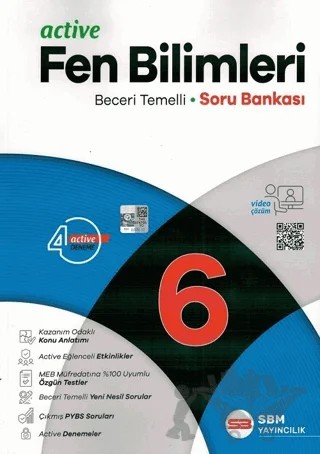6. Sınıf Fen Bilimleri Active Soru Bankası – Kolektif – SBM Yayıncılık kitap kapağı