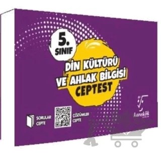 5. Sınıf Din Kültürü ve Ahlak Bilgisi Cep Test – Kolektif – Karekök Yayıncılık kitap kapağı